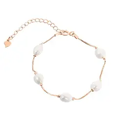 Позолочені браслети з перлинами