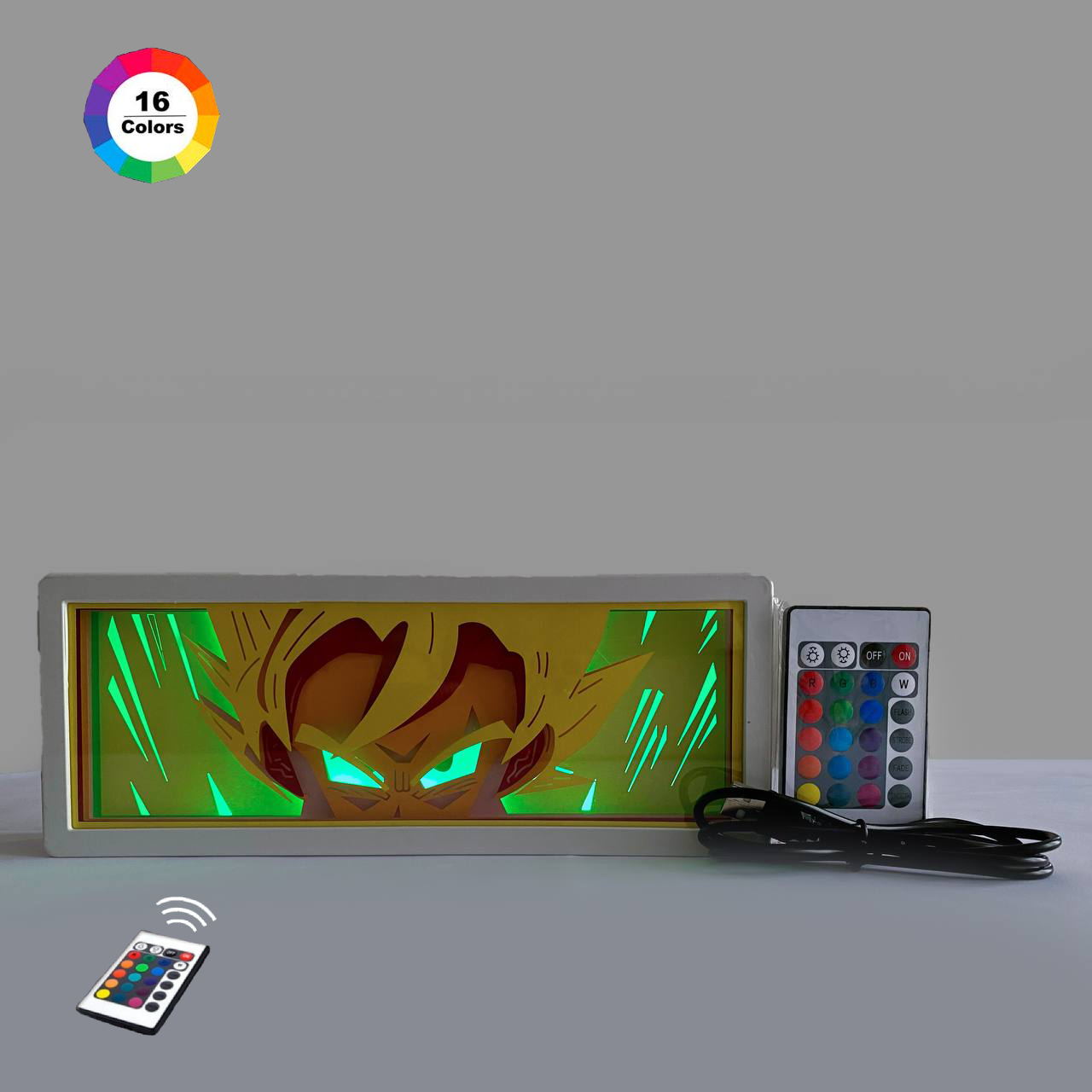 3D настільна картина-нічник "Сон Гоку" 3DTOYSLAMP