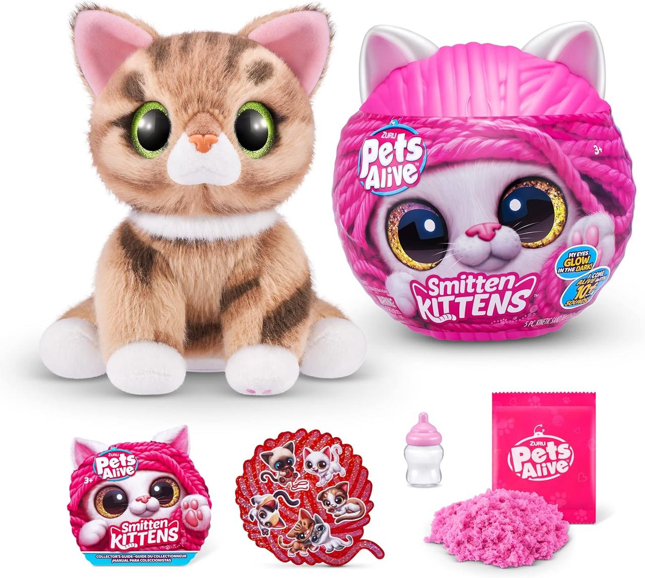 Pets alive Грайливі кошенята Полосатий кіт Джинджер 9541B Pets Alive Smitten Kittens Surprise Tabby Cat Ginger 9541