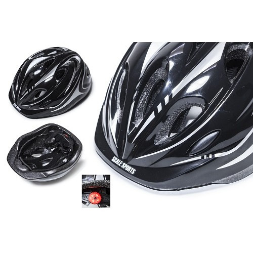 Шолом для роллерів Чорний з регулюванням