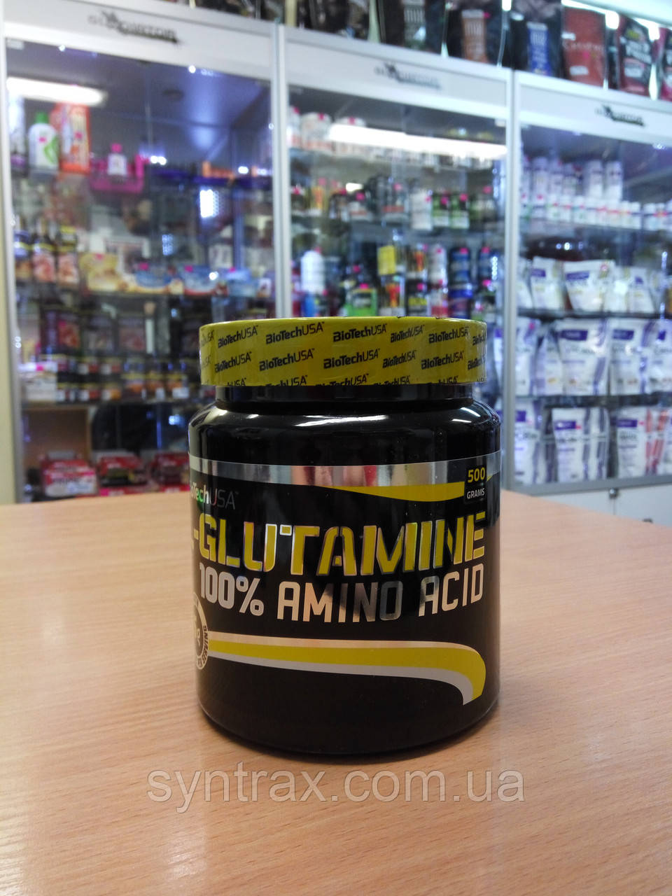 Амінокислота 100% L-glutamine BioTech USA 500 грамів