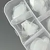 Cиліконові трафарети для верхніх форм Nailsoftheday French tips guide Type 9, 60 шт, фото 2