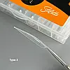 Верхні форми для нарощення Nailsoftheday Dual Form Stiletto Type 3, 120 шт, фото 3