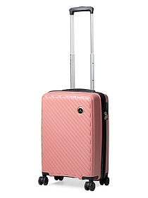 Валіза ручна поклажа S поліпропілен пудра 55х36х20/35л/2.7кг/Snowball