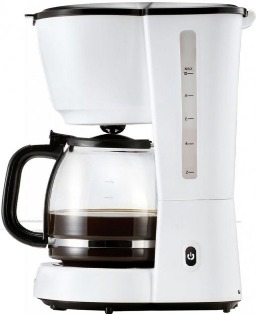Кавоварка крапельна Silver Crest SKMK 1000 A1 (1000 Вт, 1.25 л, знімний резервуар, німецька, біла), фото 1