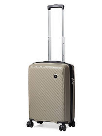 Валіза ручна поклажа S поліпропілен беж. 55х36х20см/35л/2.7кг/Snowball