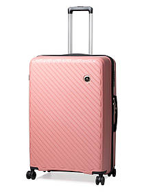 Валіза велика L поліпропілен пудра 76х52х30см/105л/4кг/Snowball 20203