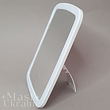 Дзеркало з підсвіткою косметичне для макіяжу LED Makeup Mirror, настільне прямокутне дзеркало, USB-живлення Біле, VE-118, фото 8