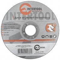 Диск отрезной по металлу 125x1,6x22,2 мм INTERTOOL CT-4008