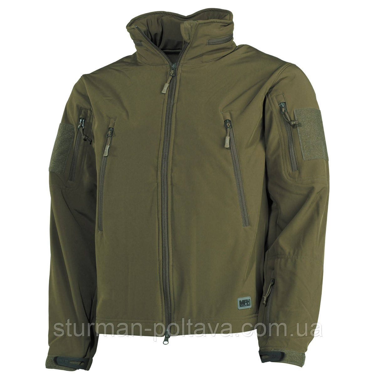 Куртка чоловіча тактична демісезонна SOFTSHELL JACKE "Scorpion" MFH колір олива Німеччина