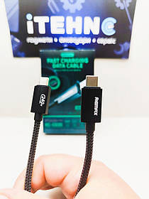 Кабель Remax RC-C035 Type-C to Type-C USB 2.0 Ladon Series FC 240W 1 m (Чорний)