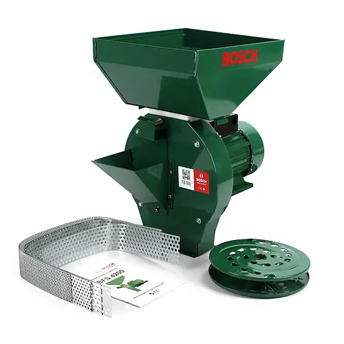 Измельчитель зерна Bosch BFS 4200 (4.2 кВт, 230 кг/ч) Дробилка зерна ...