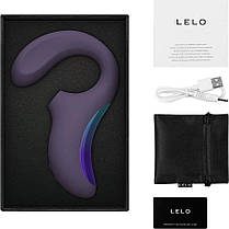 Кліторально-вагінальний звуковий стимулятор LELO Enigma WAVE Cyber Purple, фото 6