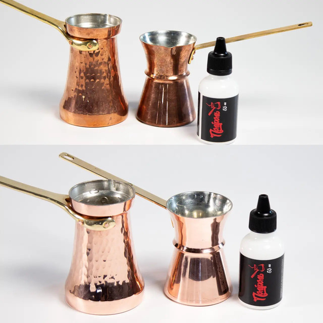 Чистка та догляд за мідної туркою ZH та інших виробників