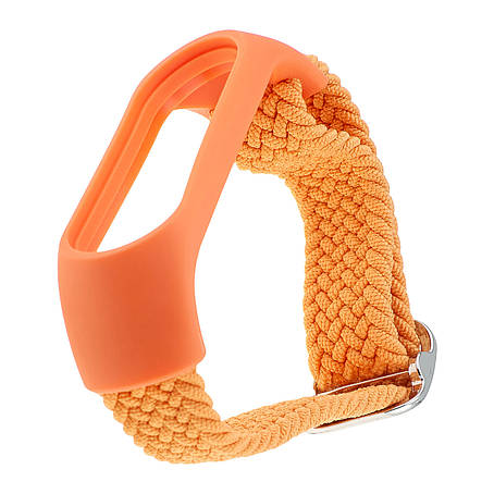 Ремінець Braided Buckle Enhanced Mi Band 3/4/5/6/7 Orange, фото 1