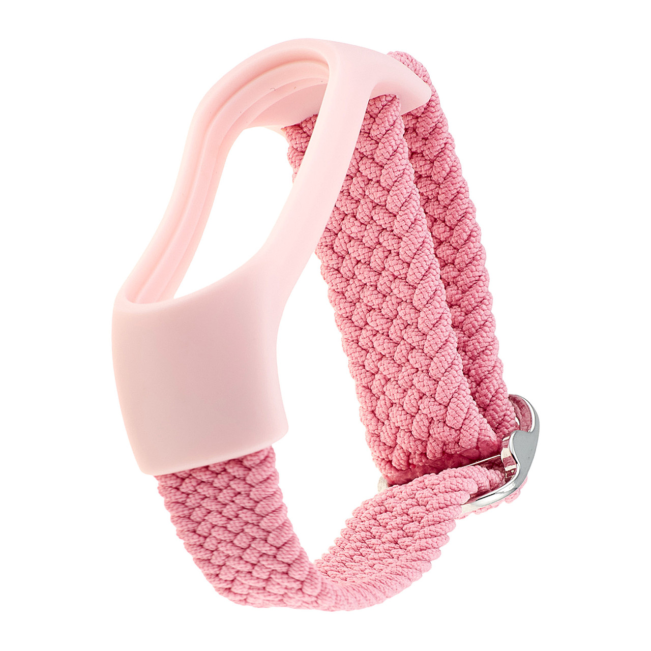 Ремінець Braided Buckle Enhanced Mi Band 3/4/5/6/7 Rose Pink