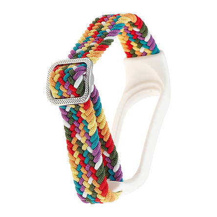 Ремінець Braided Buckle Enhanced Mi Band 3/4/5/6/7 Colorful, фото 2