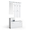 Передпокій з дзеркалом Doros Alice 100х25х182,9 см Білий (DRS-011330), фото 3