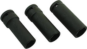 Набір головок для пошкоджених болтів і гайок 17, 19, 21 мм REWOLT T3263