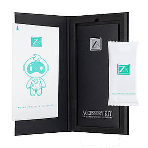 Захисне скло ZK Mesh Antistatic 2.5D iPhone 15 Pro Max Black, фото 1