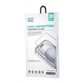 Захисне скло ZK Mesh Antistatic 2.5D iPhone 15 Pro Max Black, фото 4