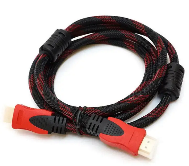 Швидкісний кабель HDMI — HDMI круглий 1.4v 5 м, фото 1