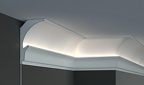 Карниз для LED освітлення серія D Tesori KD 202 Довжина, мм 1150, фото 3
