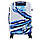 Валіза Semi Line 24" (M) White/Blue Print (T5653-2), фото 6