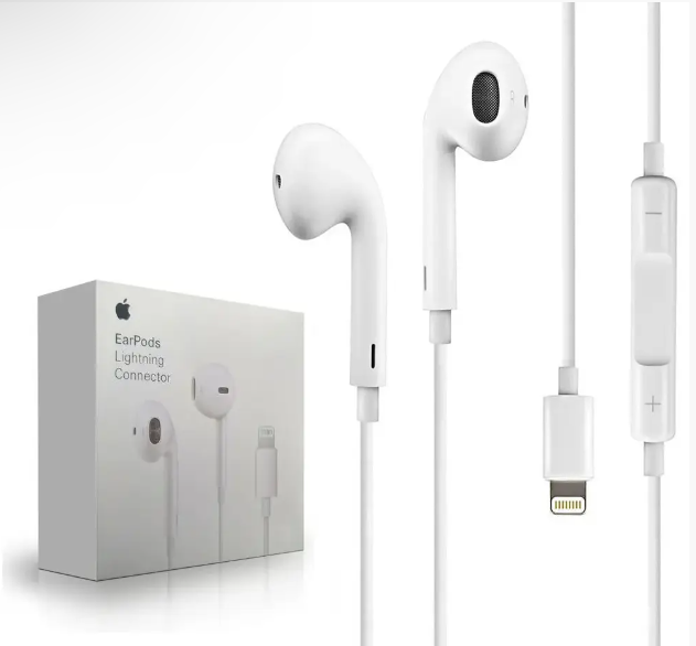 Дротові навушники Apple iPhone EarPods with роз'ємом Lightning Connector (MMTN2), фото 1