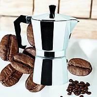 Кавоварка гейзерна алюмінієва Стандарт V 0,2 л