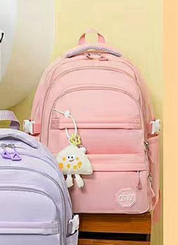 Рюкзак шкільний спортивний міський 45*30 см на блискавці з кишенею в різних кольорах Bagfon