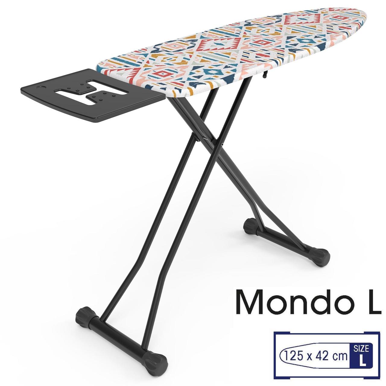 Дошка для прасування Casa Si Mondo L 125x42 Grey/Kaleidoscope (CS93570L342), фото 1