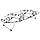 Дошка для прасування Casa Si Table Top 73x30 White/Black Leaves (CS95159P168), фото 3
