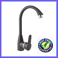 Змішувач для кухні пластиковий чорний BRINEX Чорний змішувач для мийки Кухонний чорний кран