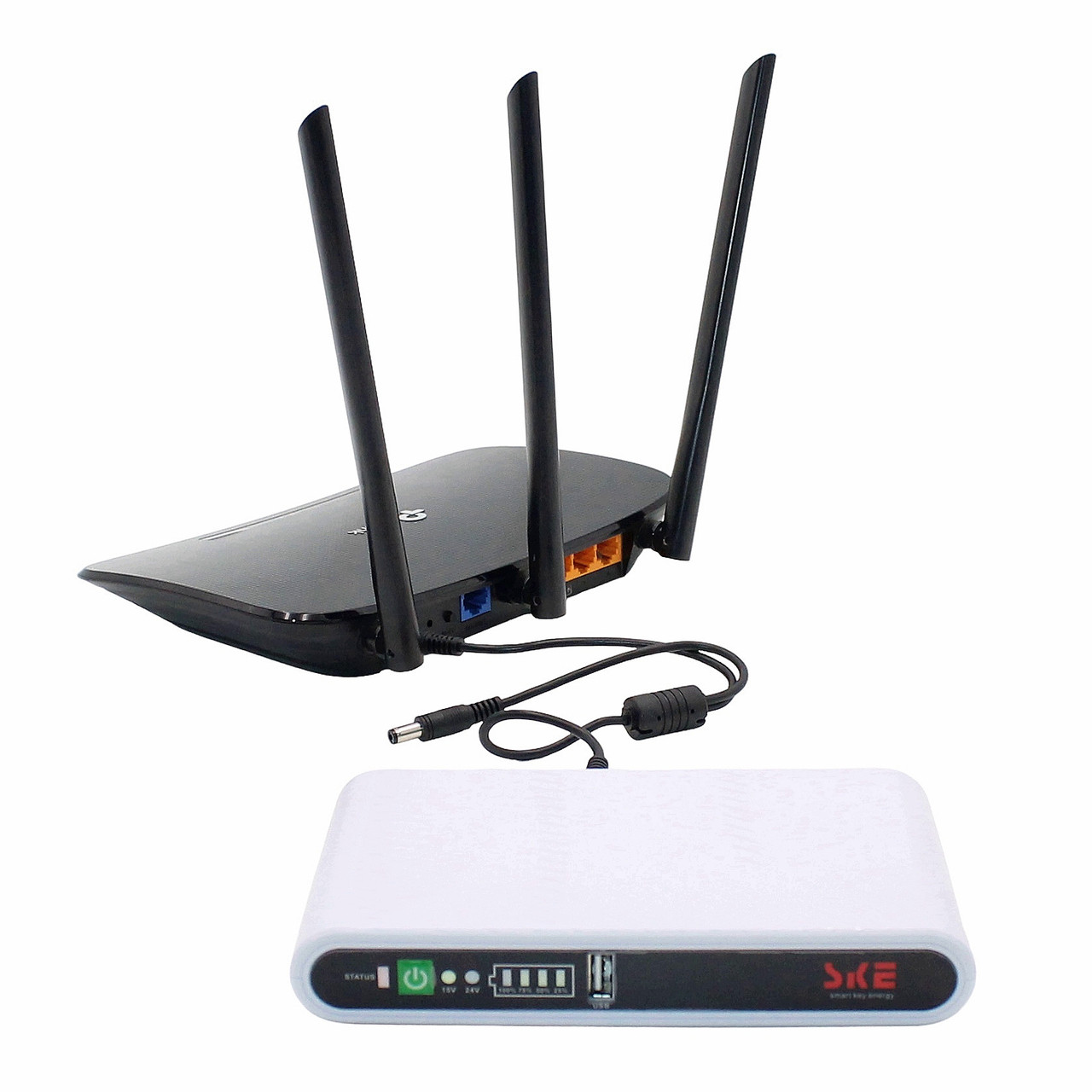 Mini UPS DC Powerbank для роутера 5 9 12 вольт Безперебійник павербанк для живлення wi-fi роутера 8800 mAh