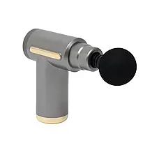 Масажер м'язовий ручний Massage Gun Акумуляторний перкусійний Масажний 4 насадки для рук ніг шиї, фото 5