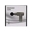 Масажер м'язовий ручний Massage Gun Акумуляторний перкусійний Масажний 4 насадки для рук ніг шиї, фото 10
