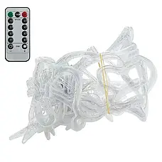 Гірлянда-штора з фігурками 2,5 м (138 LED), від 220V, Біла/Гірлянда новорічна, фото 4