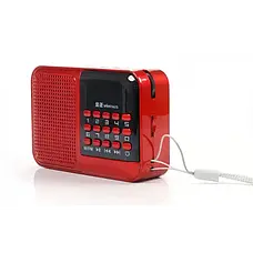 Радіоприймач акумуляторний BKK S61 Радіоколонка з FM USB MicroSD, фото 3