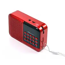 Радіоприймач акумуляторний BKK S61 Радіоколонка з FM USB MicroSD, фото 4