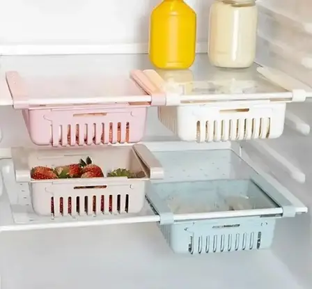 Органайзер на холодильник strechable hanging storage rack, Контейнер для холодильника, фото 1