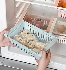 Органайзер на холодильник strechable hanging storage rack, Контейнер для холодильника, фото 5