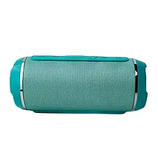 Колонка портативна T&G TG116 Bluetooth FM бірюзовий, фото 4