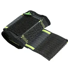 Бандаж еластичний для зап'ястя RIAS Wrists Support Black-Green, фото 6
