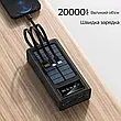 Зарядний пристрій для телефона Power Bank 30000 mAh із сонячною панеллю UKC, фото 7