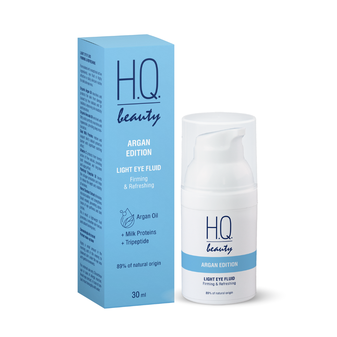 Флюїд під очі свіжість та пружність H.Q.Beauty Argan Edition 30мл