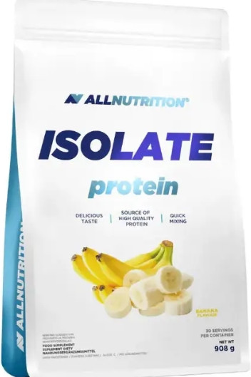 Протеїн ізолят для схуднення All Nutrition Isolate Protein 908 г банан