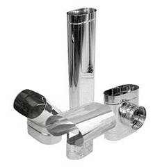 Нержавіючі овальні димоходи