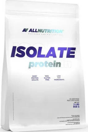 Ізолят All Nutrition Isolate Protein 908 г шоколад фундук, фото 1