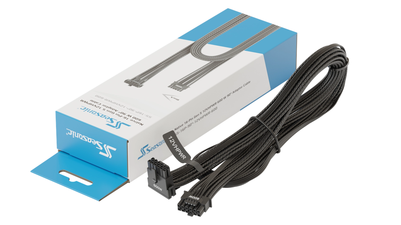 Кабель Seasonic Native 12VHPWR 90° 90-Degree